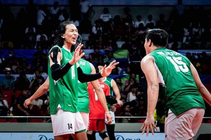 Tim voli putra Indonesia di SEA V League 2024. (Dok. PBVSI)