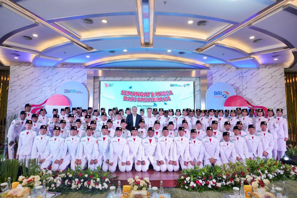 BRI Peduli Berikan Beasiswa 76 Anggota Paskibraka IKN