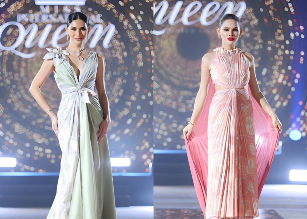 12 Potret Finalis Asia di Thainess Night Miss International Queen 2024