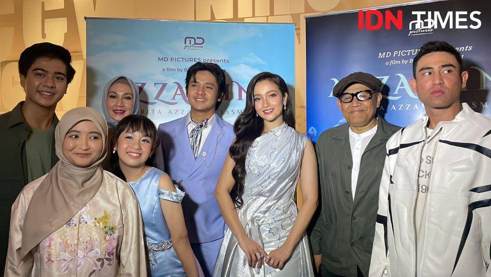 Cast dan sutradara film Azzamine (IDN Times/Erfah Nanda)