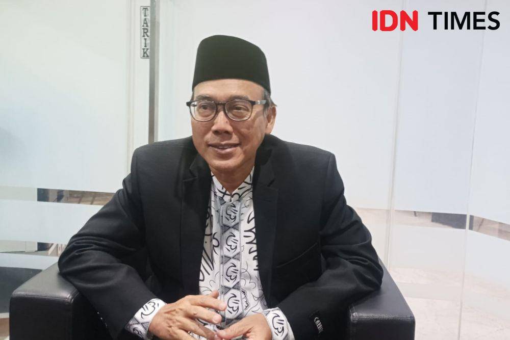 Sekretaris Majelis Pertimbangan WIlayah DPW PKS Jakarta, M Taufik Zoelkifli di Gedung DPRD, Selasa (20/8/2024). (IDN Times/Dini Suciatiningrum)