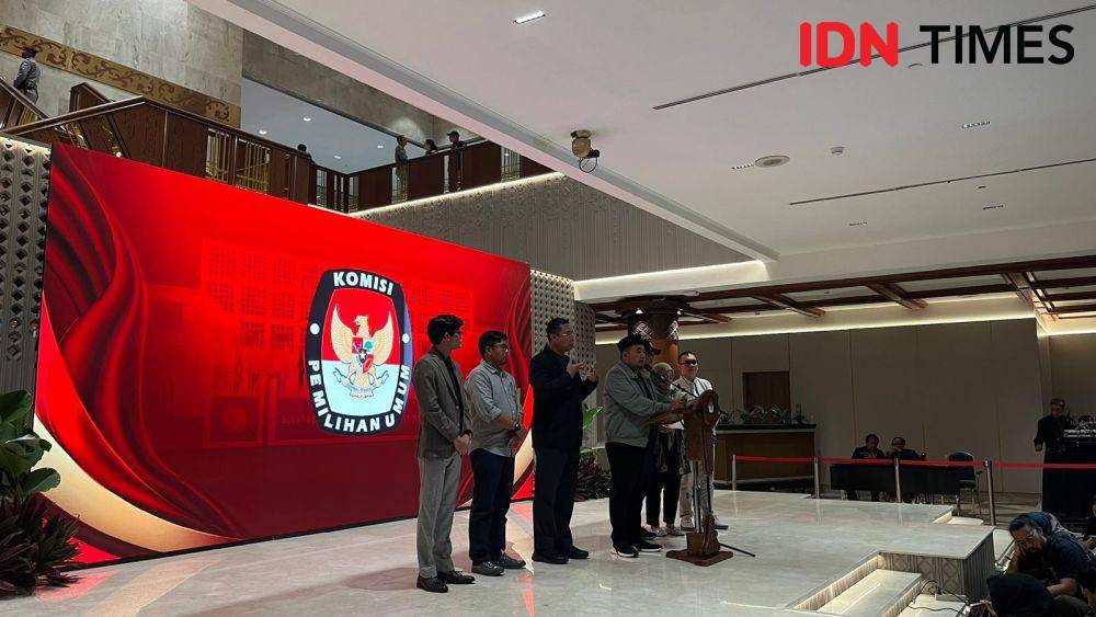 Konferensi pers KPU merespons putusan MK, Selasa (20/8/2024). (IDN Times/Ridwan Aji Pitoko)