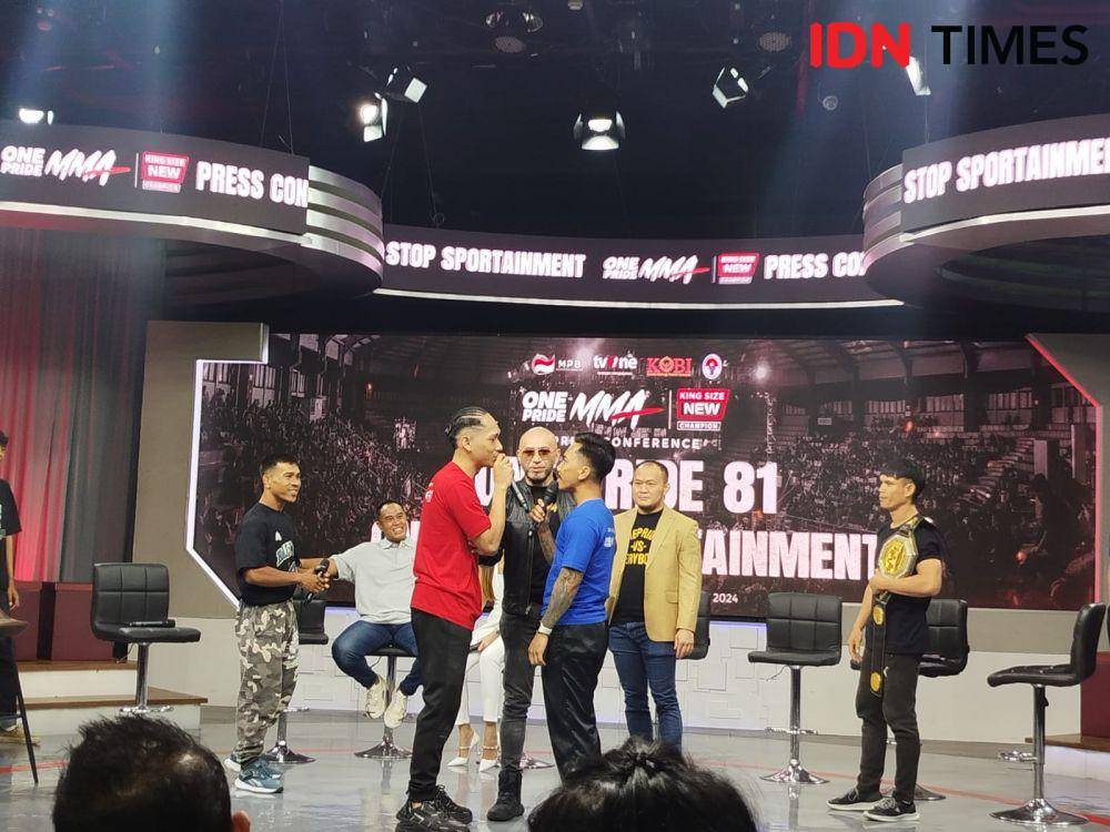 Jumpa pers One Pride MMA 81 di Jakarta. (IDN Times/Sandy Firdaus)