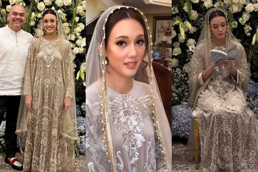 Gaya Busana dan Makeup Pengajian Nabila Sudiro, Putri Tora Sudiro