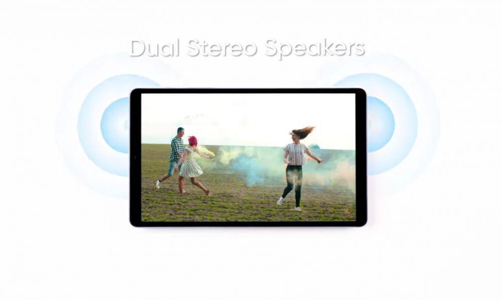 ilustrasi speaker TECNO Pad (youtube.com/realme India)