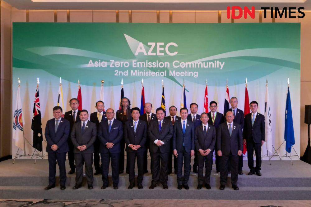 Asia Zero Emission Community (AZEC) 2nd Ministerial Meeting di The St. Regis Jakarta, Rabu (21/8/2024). (IDN Times/Trio Hamdani)