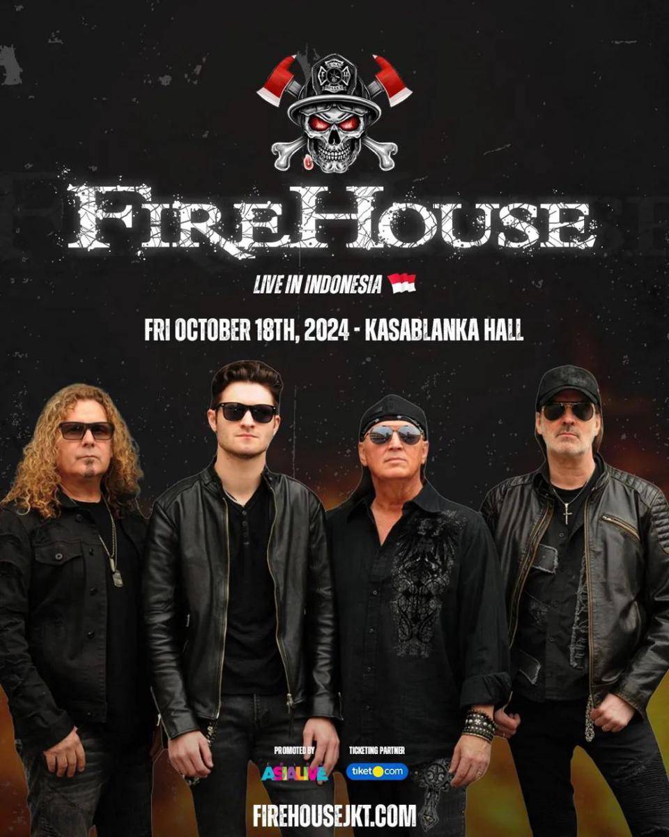 poster konser FireHouse 2024 di Jakarta (instagram.com/colorasialive)