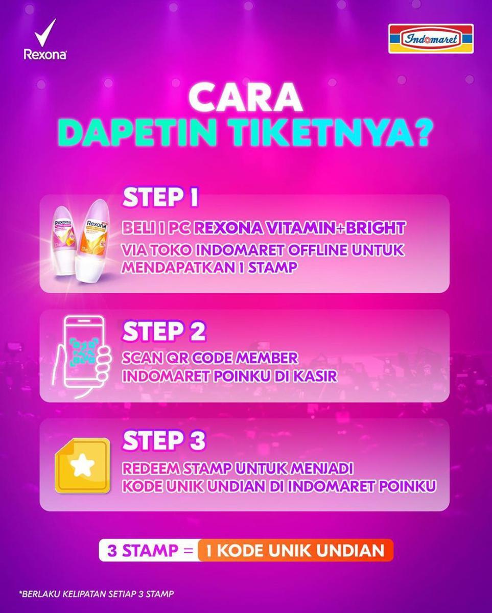 cara nonton konser (G)I-DLE di Bangkok gratis (instagram.com/rexona_id)