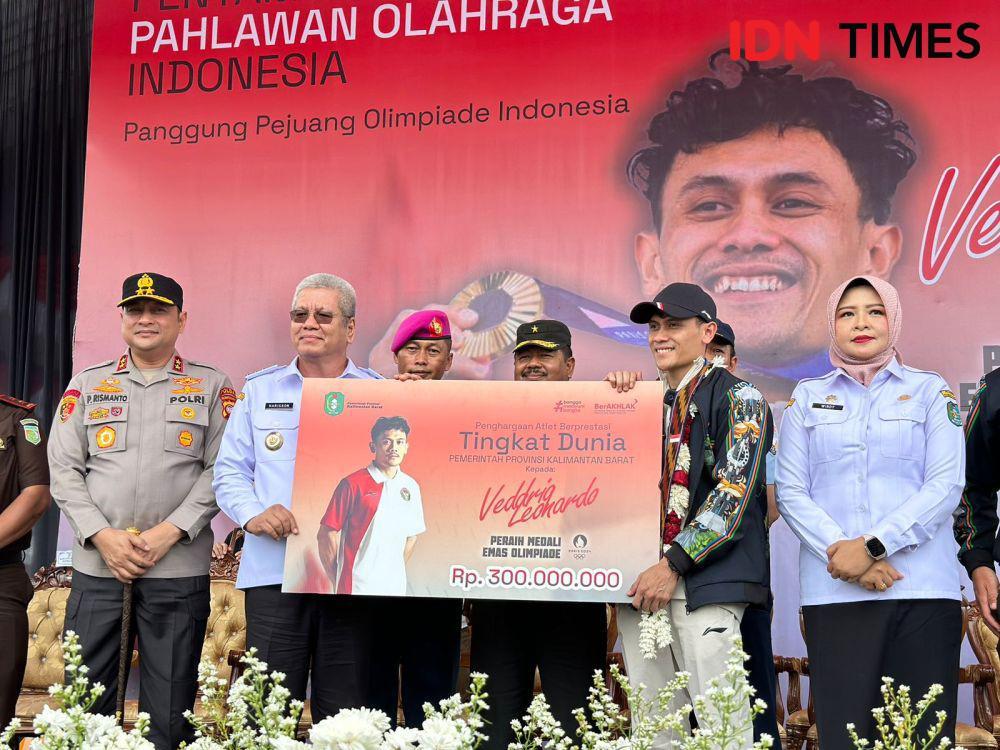 Veddriq Leonardo Dapat Bonus Rp300 Juta dari Pemprov Kalbar