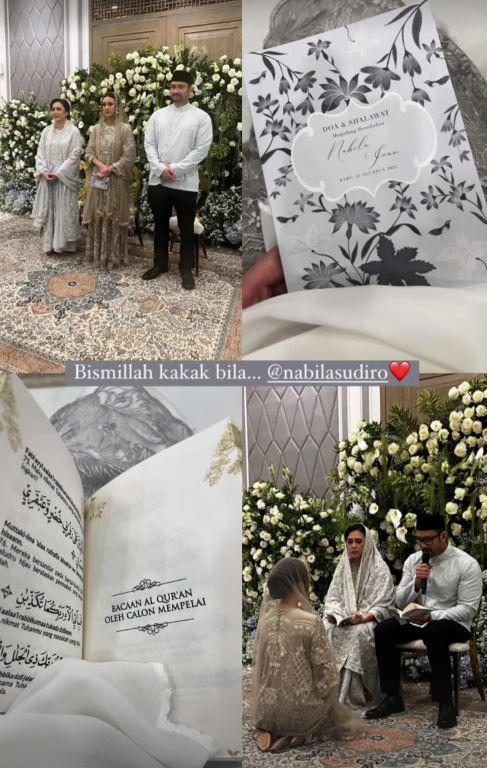 pengajian putri Tora Sudiro (Instagram.com/nabilasudiro)