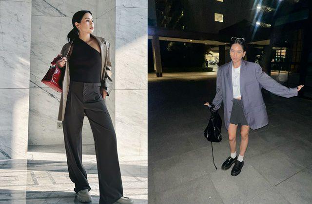 10 Inspirasi Padu Padan Blazer Oversize ala Selebritas, Stunning!