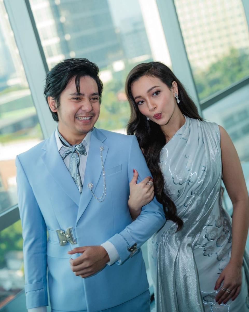 potret Megan Domani di gala premiere film Azzamine (instagram.com/megandomani1410)