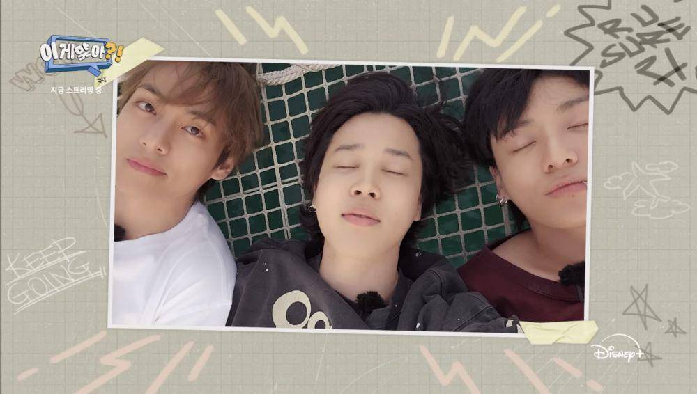 Episode Are You Sure yang akan datang bakal merekam keseruan Taehyung, Jimin dan Jungkook di tengah laut. Youtube/ Bangtan TV