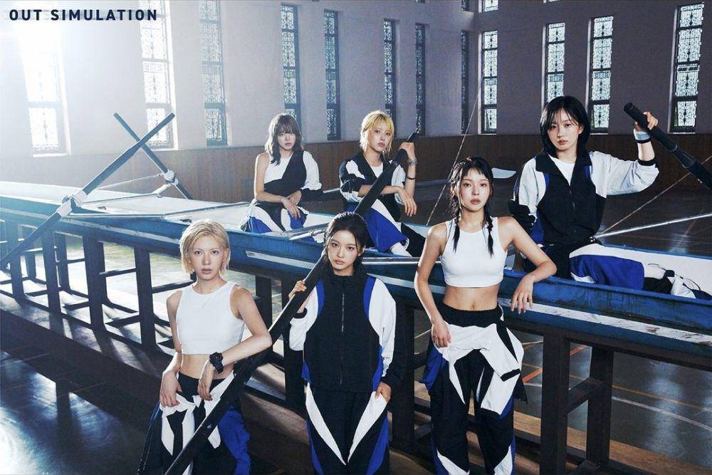 potret NMIXX di mini album Fe3O4: STICK OUT (instagram.com/nmixx_official)