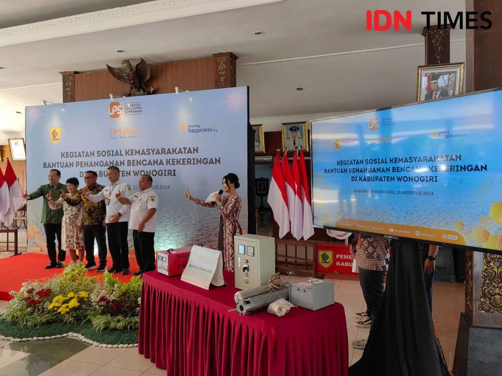 Atasi Kekeringan, LPS Berikan Bantuan di Wonogiri