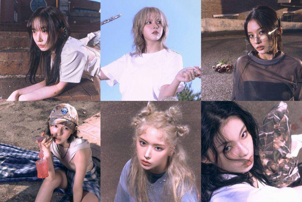 potret NMIXX di mini album Fe3O4: STICK OUT (instagram.com/nmixx_official)