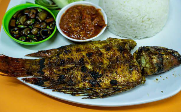 Ilustrasi ikan bakar. istockphoto.com/id/PoetraDimatra