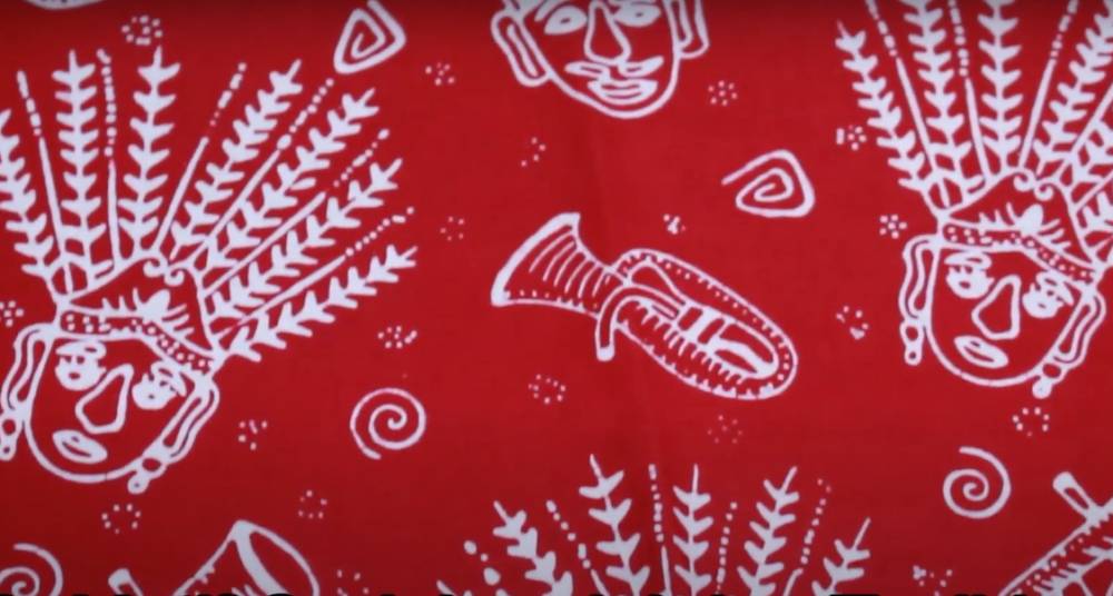 ilustrasi batik Betawi dikenal dengan warna yang ceria (youtube.com/Septa Muliani)