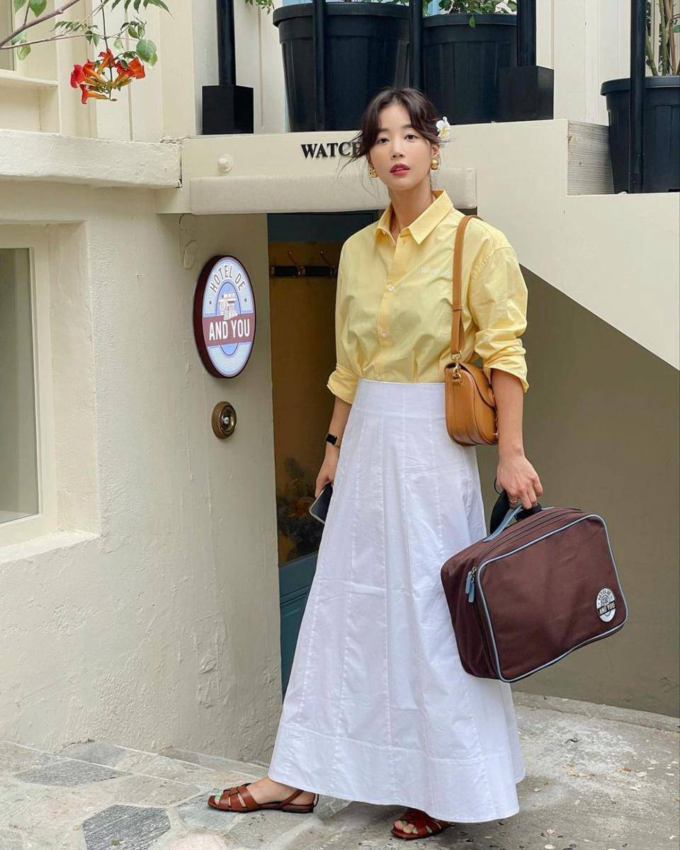 ide styling rok ala Ki Eun Se (instagram.com/kieunse)