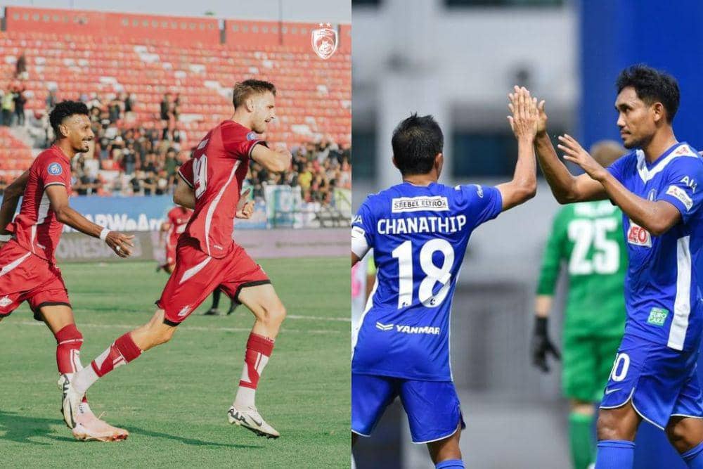 Para pemain PSM Makassar dan BG Pathum United. (Kolase Berbagai Sumber)