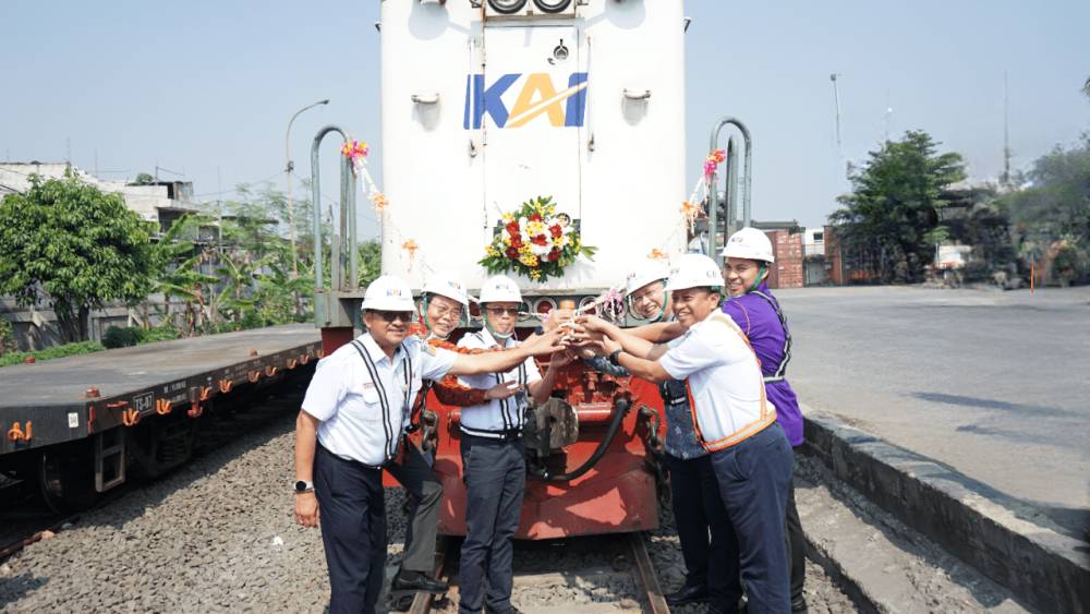 Peresmian keberangkatan KAI Logistik (dok. KAI Logistik)