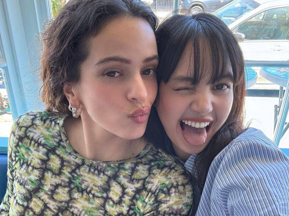 potret akrab Lisa BLACKPINK dan Rosalía (instagram.com/lalalalisa_m)