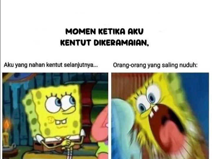 7 Meme Kentut di Keramaian, Bikin Kawan Setongkrongan Saling Tuduh