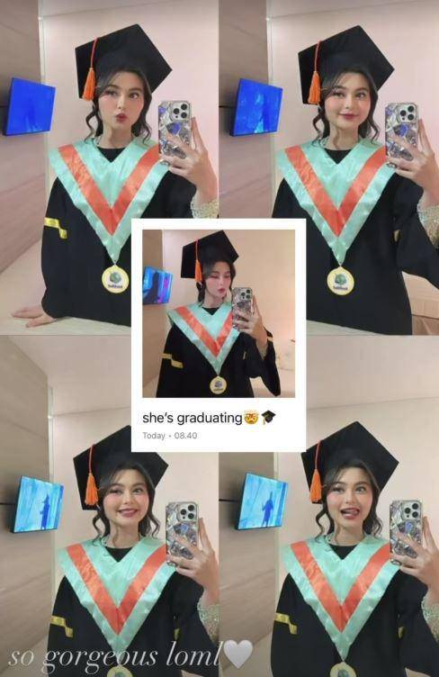 wisuda istri Marshel Widianto (Instagram.com/ceseniy)