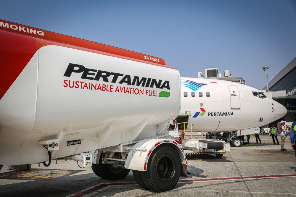 PT Pertamina Patra Niaga memperoleh sertifikasi International Sustainability and Carbon Certification (ISCC) untuk Carbon Offsetting and Reduction Scheme for International Aviation (CORSIA) dan Renewable Energy Directive-European Union (RED-EU) pada Senin (19/8) di Jakarta. (dok. Pertamina)