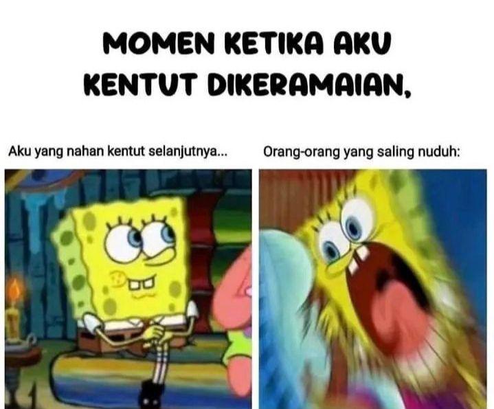 meme kentut (instagram.com/memespongebob.id)