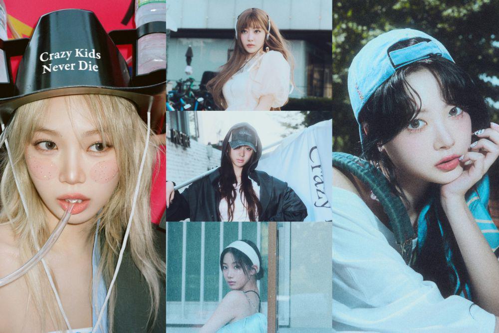 potret LE SSERAFIM di mini album CRAZY (dok. Weverse/LE SSERAFIM)