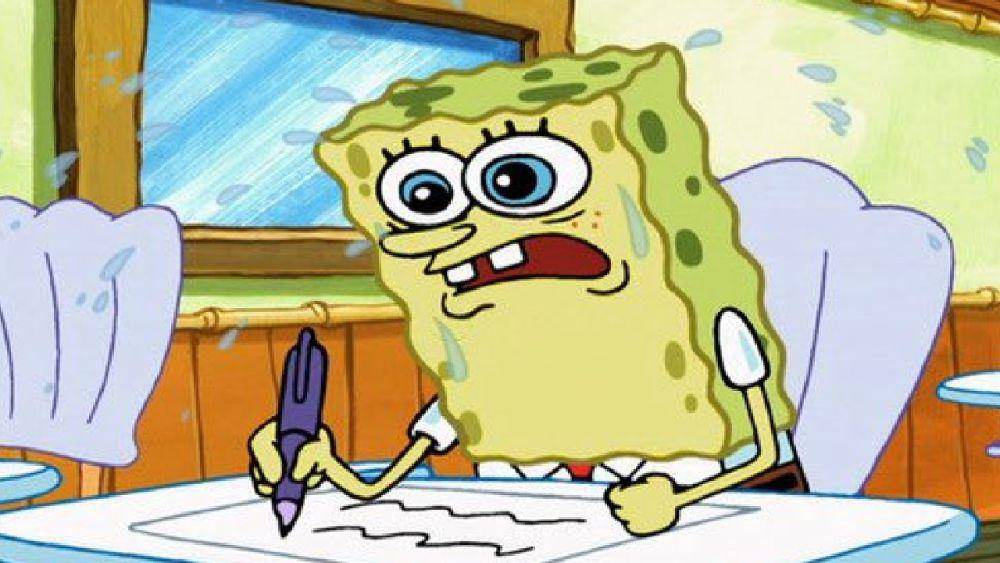 SpongeBob punya masalah konsentrasi. (dok. Nickelodeon/SpongeBob SquarePants)