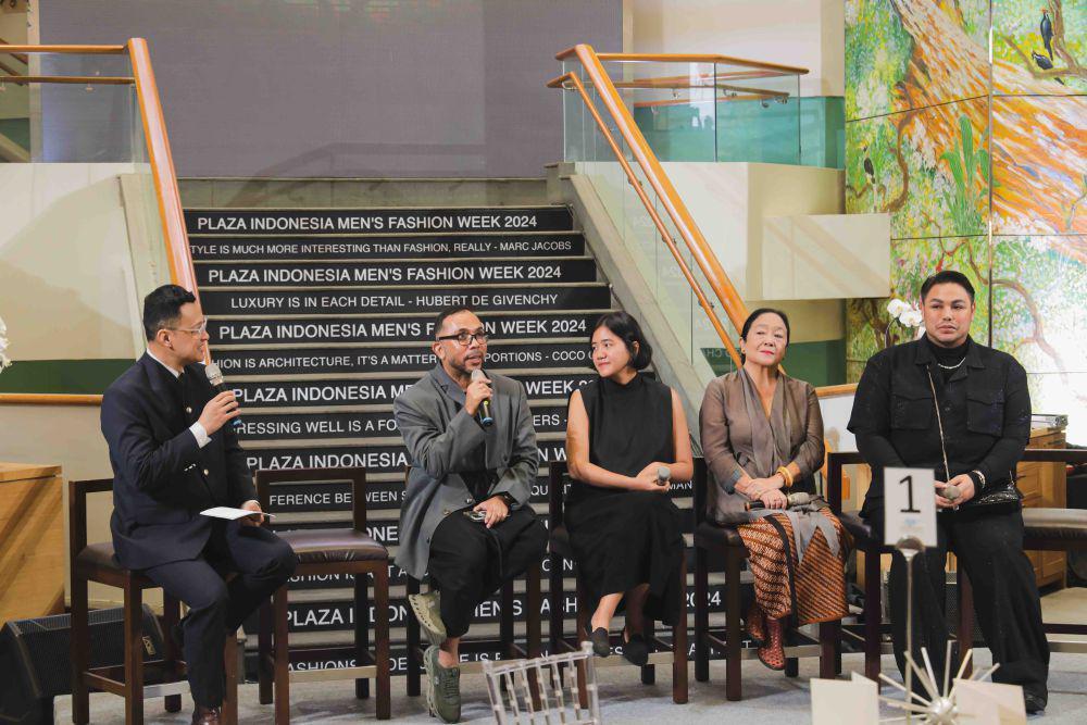 Press Conference Plaza Indonesia Men's Fashion Week 2024 di La Moda Plaza Indonesia. 21 Agustus 2024. (dok. Plaza Indonesia)