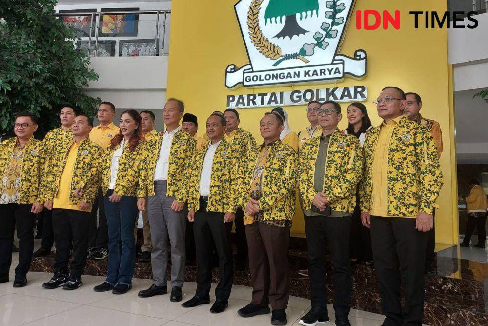 Sebagian anggota pengurus DPP Partai Golkar periode 2024-2029. (IDN Times/Santi Dewi)