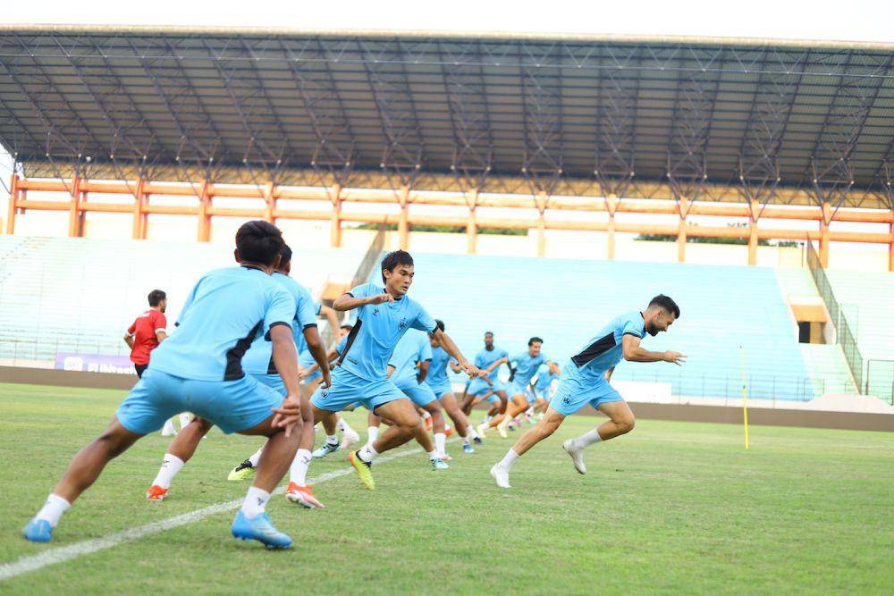 PSIS Semarang melakukan latihan rutin untuk hadapi laga BRI Liga 1 2024/2025. (dok. PSIS)