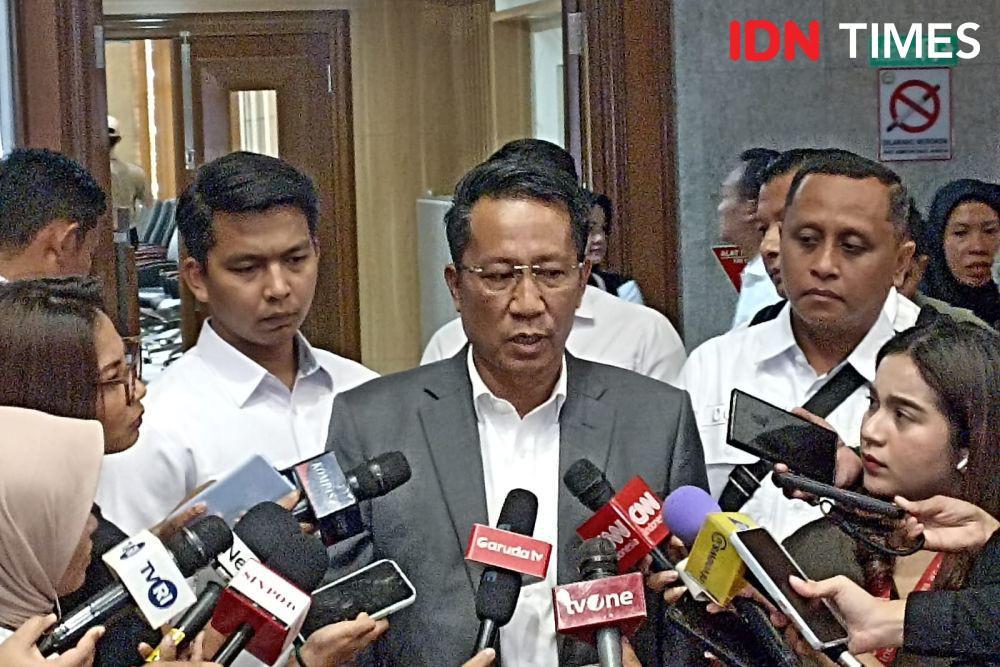 Menkumham RI Supratman Andi Agtas bicara kelanjutan RUU Pilkada. (IDN Times/Amir Faisol)