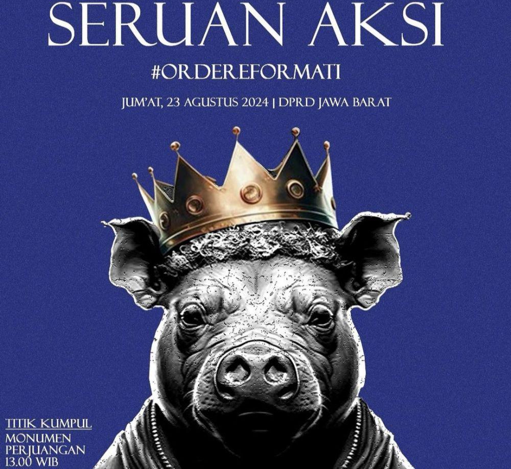 BEM-SI Jabar Lakukan Aksi Lanjutan Depan Gedung DPRD Jabar Hari Ini