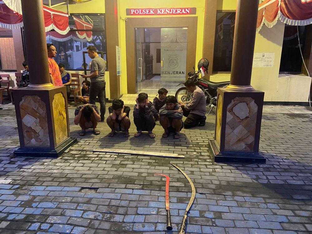 Gak Kapok, Gangster Spontan Surabaya Ketangkap Lagi Bawa Sajam