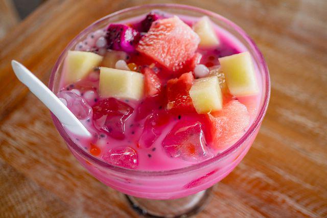 5 Langkah Membuat Es Buah yang Creamy