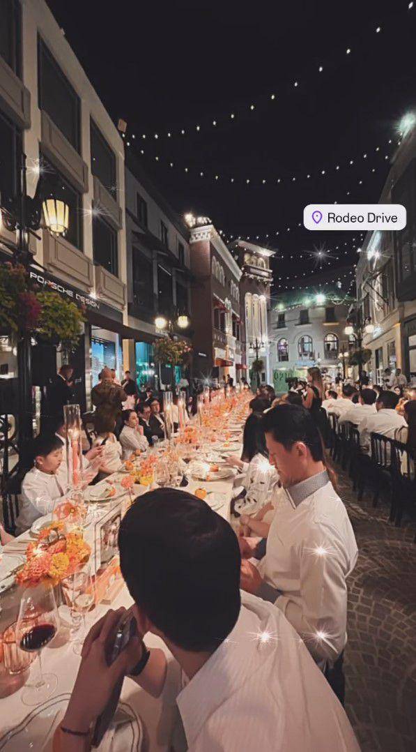 potret Valencia-Kevin Sanjaya di welcome dinner Clarissa Tanoe (instagram.com/valenciatanoe)