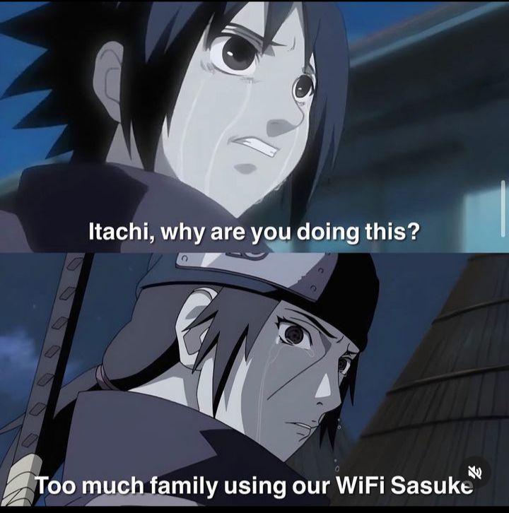 potret meme kocak Sasuke (reddit.com/user/ecstasy_artist)
