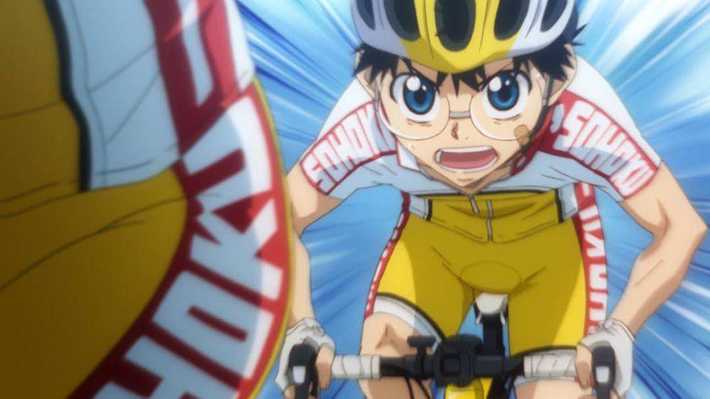 Scene di film Yowamushi Pedal The Movie.(dok.TMS Entertaiment/Yowamushi Pedal The Movie)