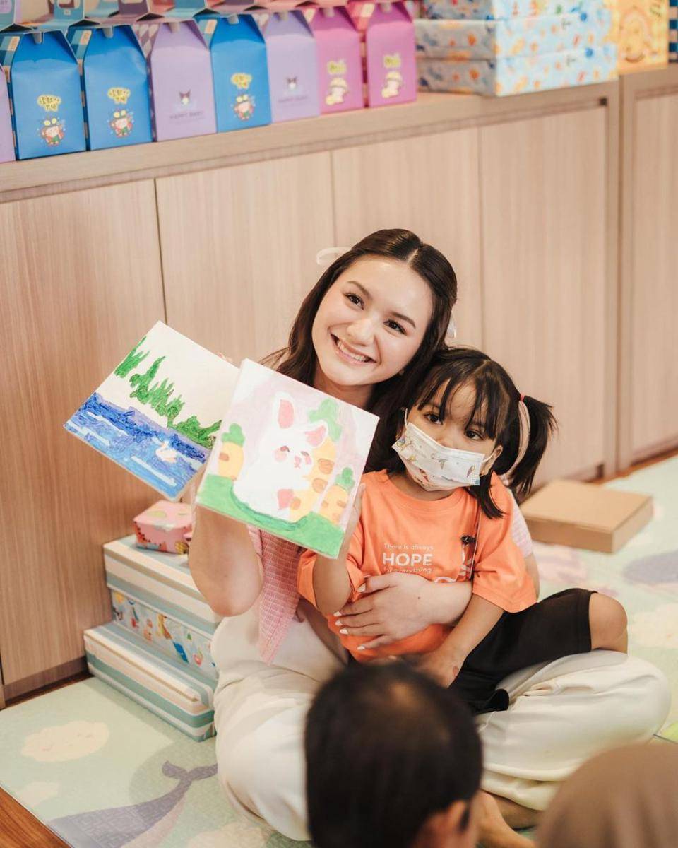 potret Malaikha rayakan ultah di Rumah Harapan Indonesia (instagram.com/malaikha)