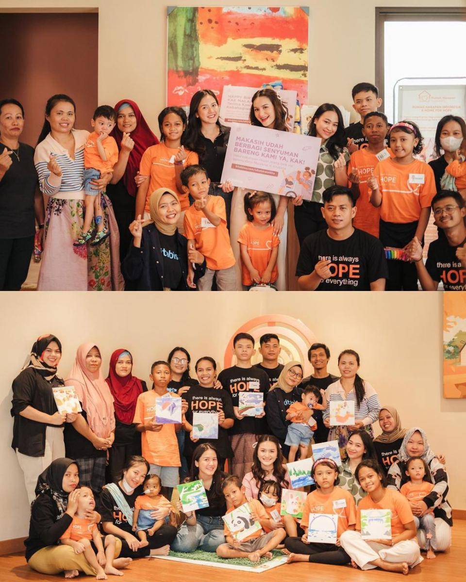 potret Malaikha rayakan ultah di Rumah Harapan Indonesia (instagram.com/malaikha)