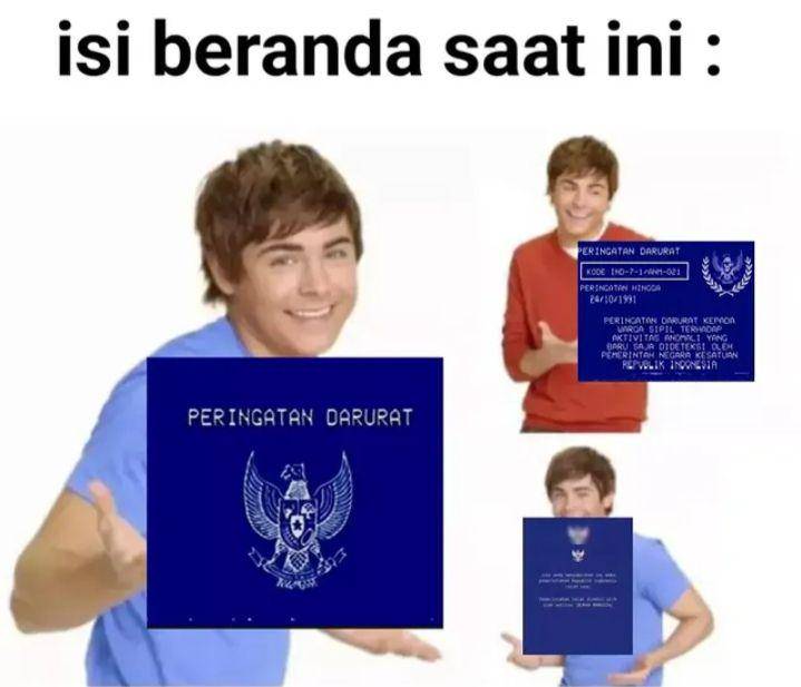 meme peringatan darurat (instagram.com/perampokaanmeme.id)
