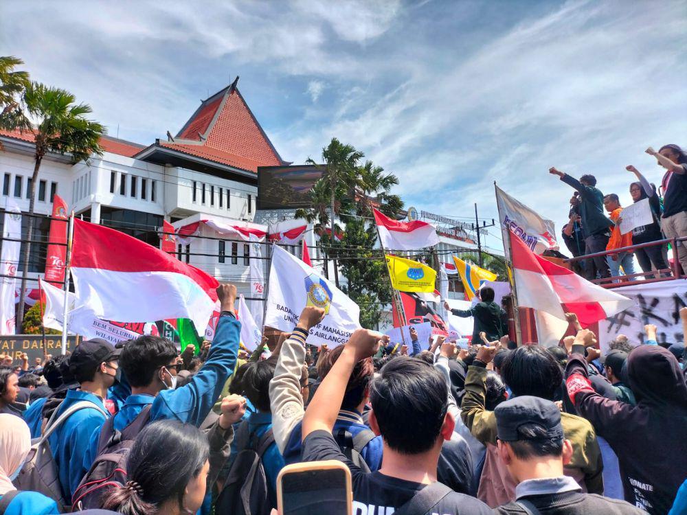 Mahasiswa Surabaya Kawal Putusan MK Sampai Rakyat Berdaulat