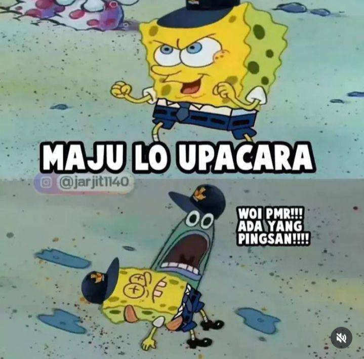 meme upacara (instagram.com/jarjit1140)
