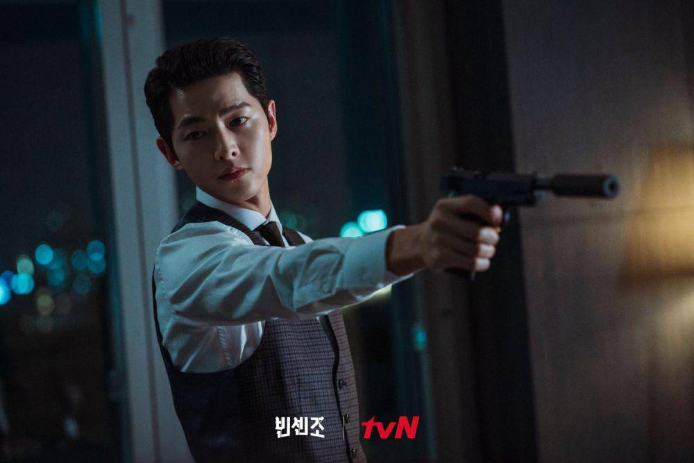 Still cut Song Joong Ki di drama Vincenzo (dok.tvN Drama/Vincenzo)
