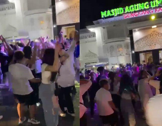 Viral Muda-mudi Joget Disko depan Masjid Agung Wajo di Sulsel