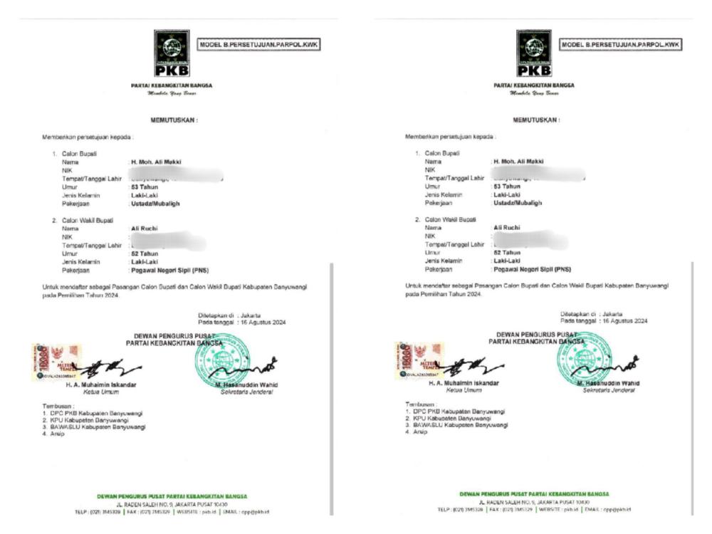 PKB Banyuwangi Tak Akui Surat Rekom Gus Makki untuk Pilkada